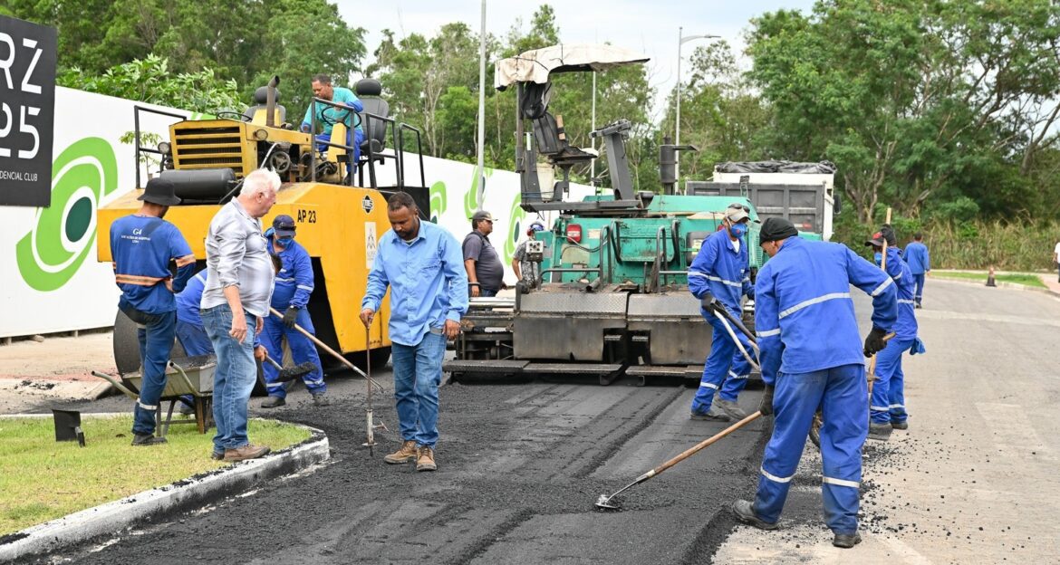 AsfaltoVix Iniciou os Trabalhos de Recapeamento na Avenida Maruípe nesta Segunda-feira (16)