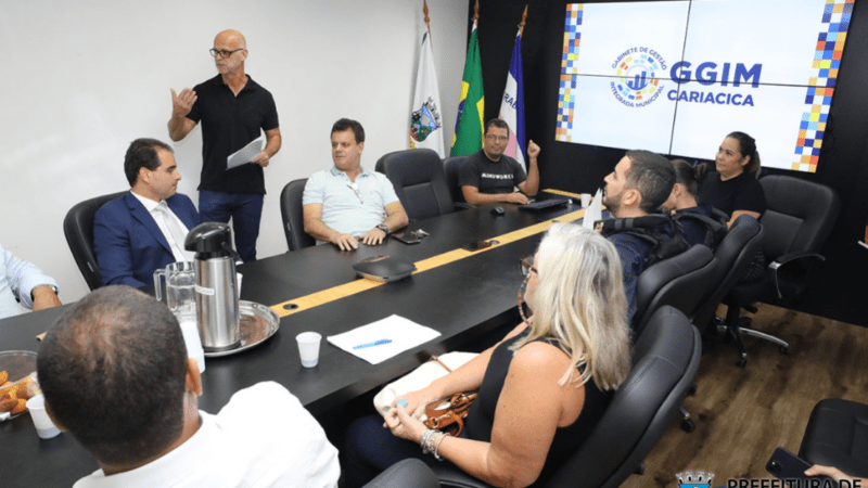 Esquema de Proteção na Abertura da Nova Orla de Cariacica: Discussões do Gabinete de Gestão Integrada Municipal