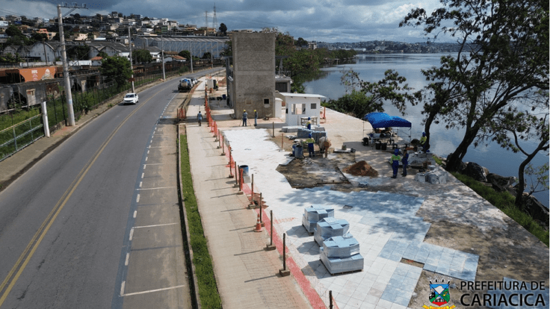 Nova Orla de Cariacica: show de luzes com 200 drones vai marcar festa de inauguração