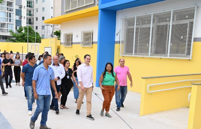 Vitória celebra fase final das obras do Cmei Rubens José Vervloet Gomes