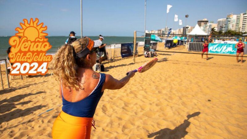 Torneio de beach tennis reúne 300 duplas na Arena de Verão de Vila Velha