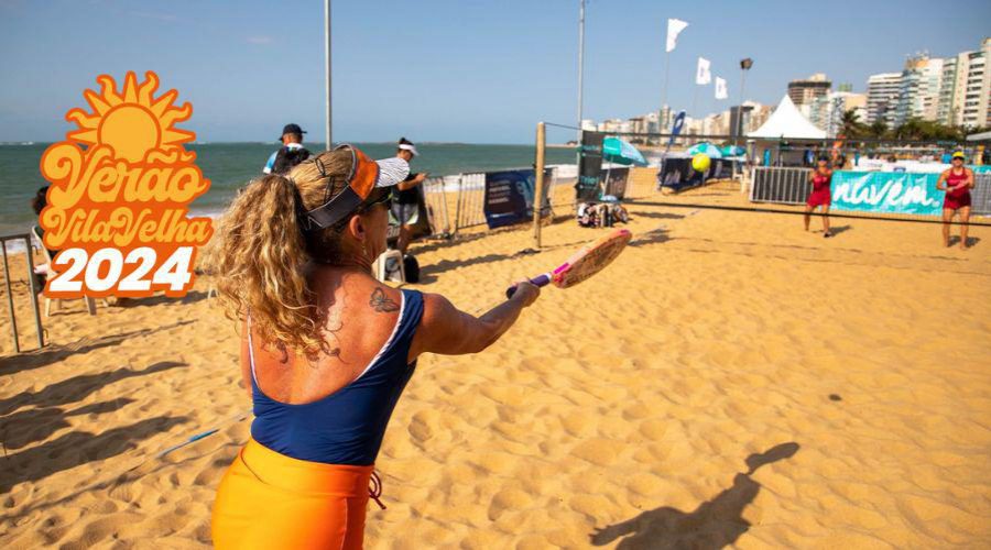 Torneio de beach tennis reúne 300 duplas na Arena de Verão de Vila Velha