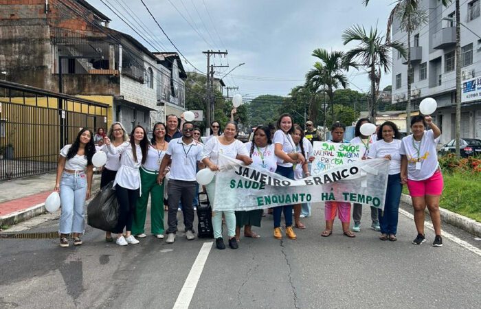 Caminhada marca campanha Janeiro Branco para acolhidos de abrigo em Vitória