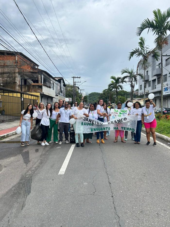 Caminhada marca campanha Janeiro Branco para acolhidos de abrigo em Vitória