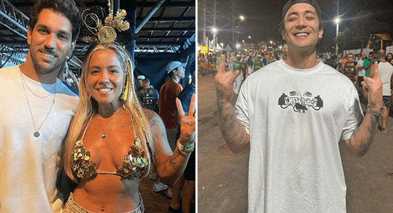 Carnaval de Vitória: famosos curtem desfile do Grupo Especial no Sambão do Povo