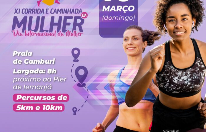 Corrida da Mulher será inclusiva e terá sua maior edição da história