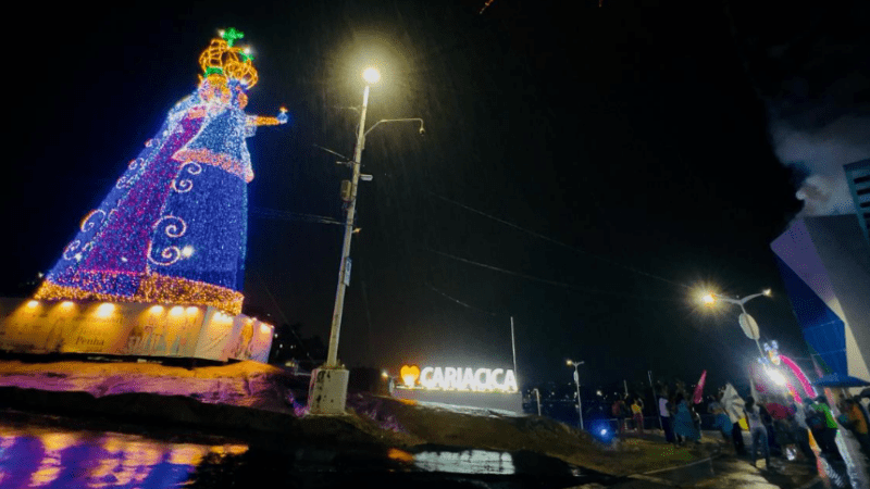 Nossa Senhora Iluminada fica em Cariacica até o próximo dia 8