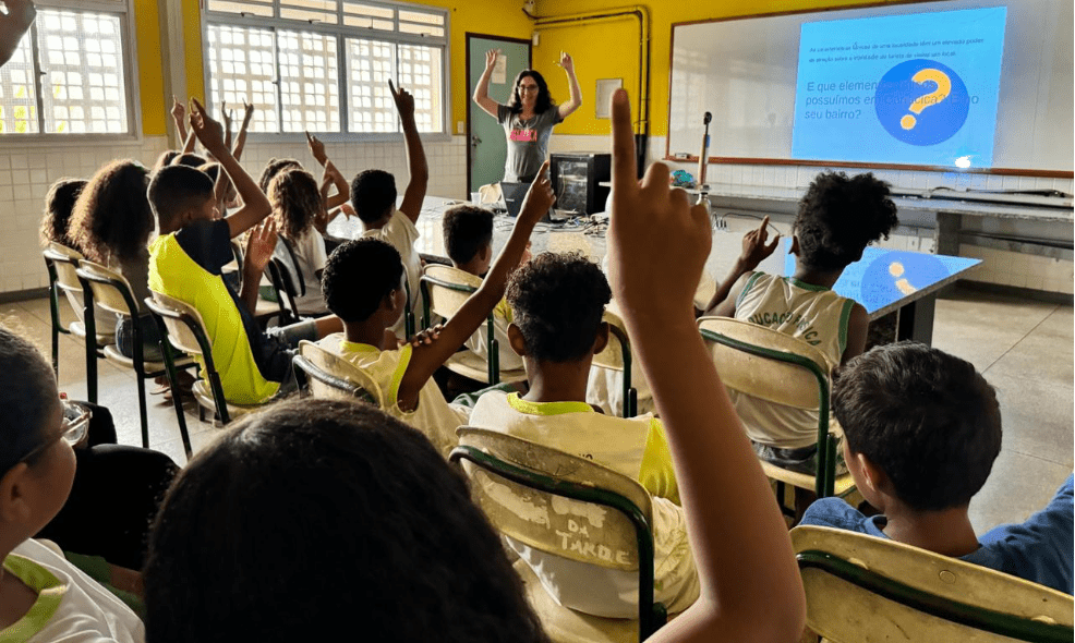 Turismo Pedagógico: aula especial para 110 alunos da Emef Martim Lutero, em Flexal II