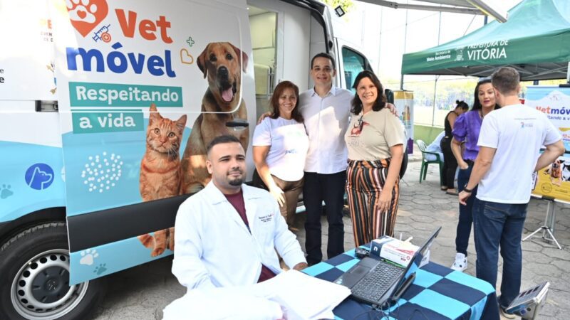 Pazolini inicia atendimentos do VetMóvel, o consultório médico veterinário itinerante na Grande São Pedro