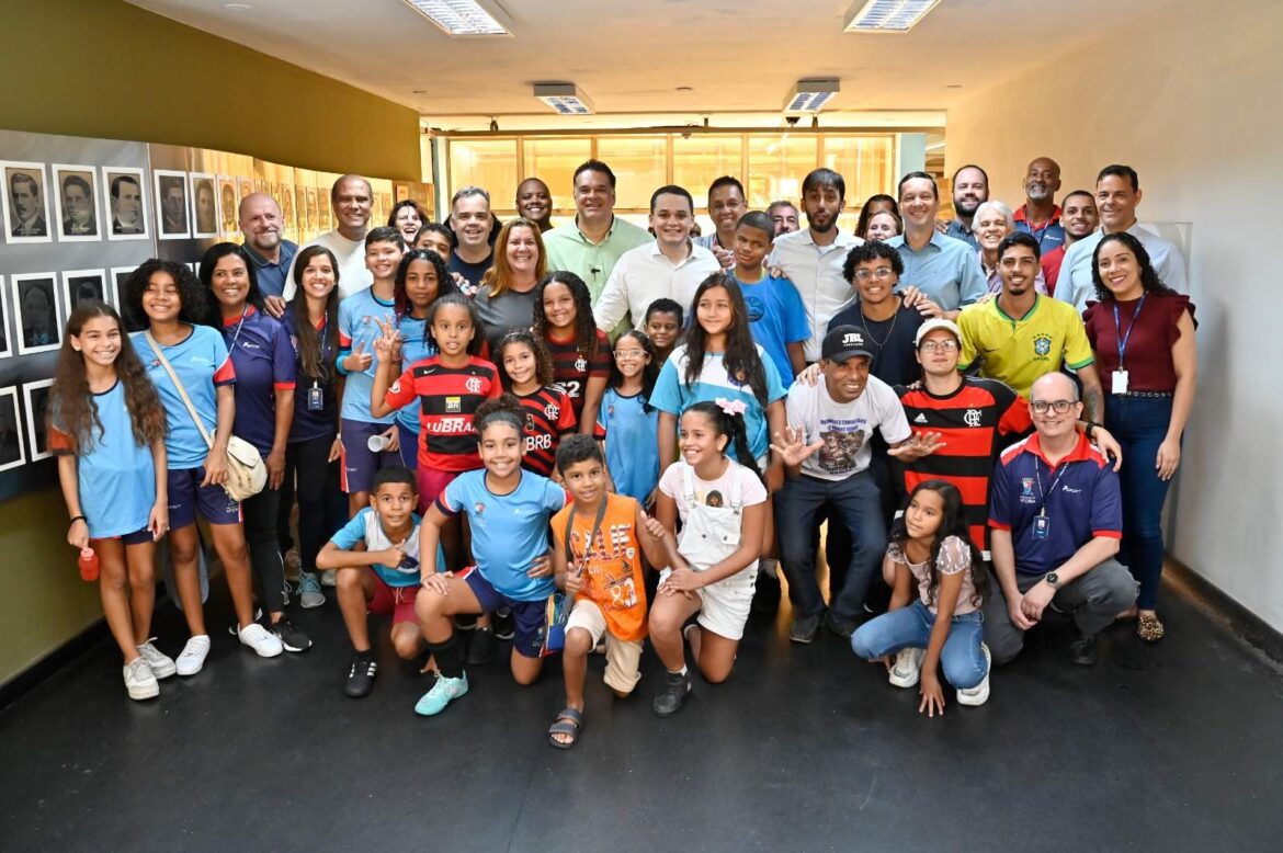 Pazolini inaugura novo Núcleo Esportivo no UniSales com 450 vagas gratuitas para crianças e adolescentes
