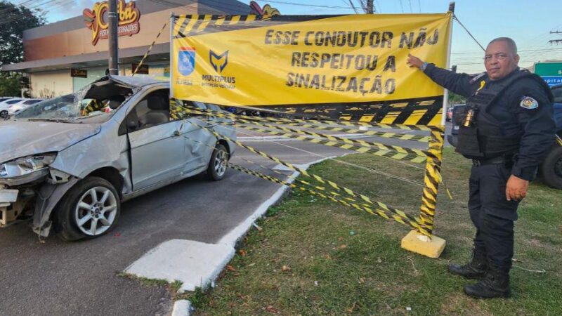 ​Guarda Municipal de Vila Velha promove ação impactante no “Maio Amarelo”