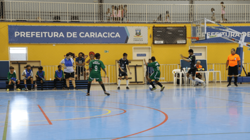 Jogos Escolares do Espírito Santo começam com partidas de futsal e handebol