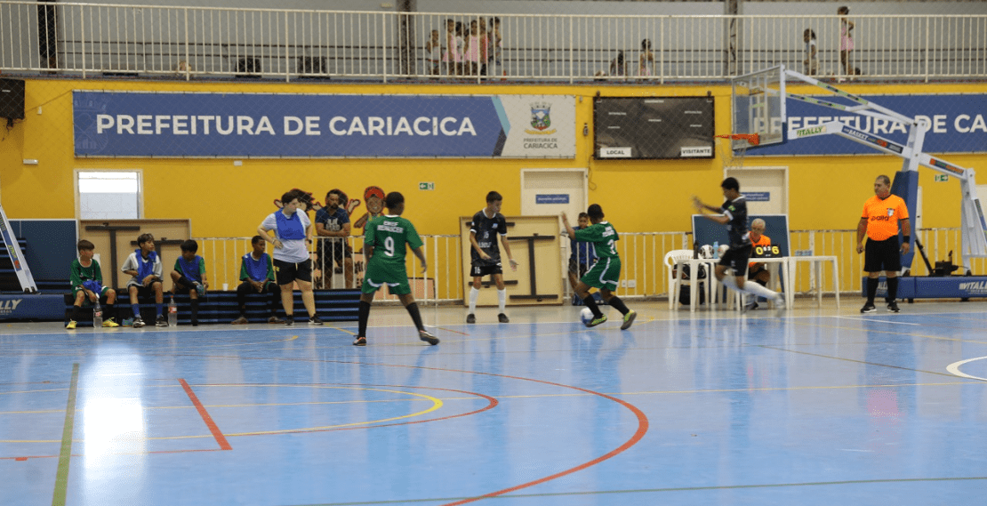 Jogos Escolares do Espírito Santo começam com partidas de futsal e handebol