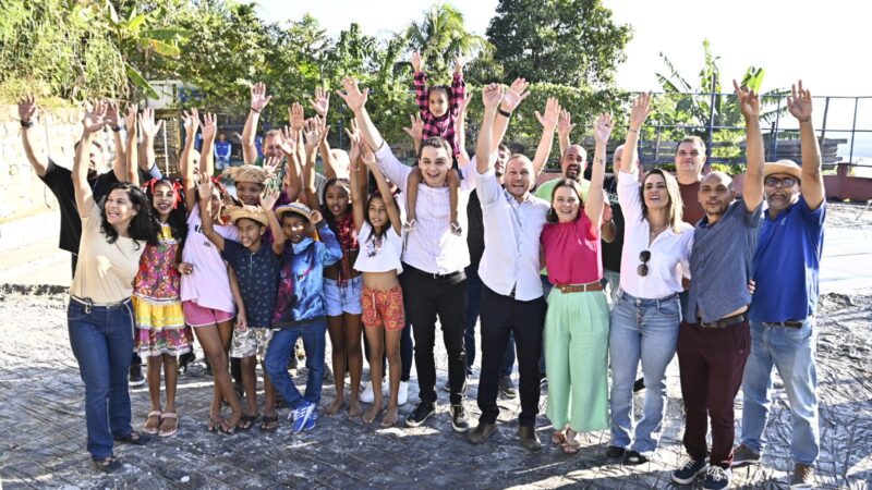 Mais uma comunidade atendida por Pazolini: Construção do Parque Kids no Bairro Conquista avança rapidamente