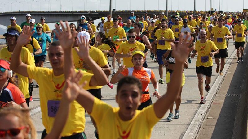 Terceira Ponte ficará fechada por 5 horas neste domingo devido à Dez Milhas Garoto