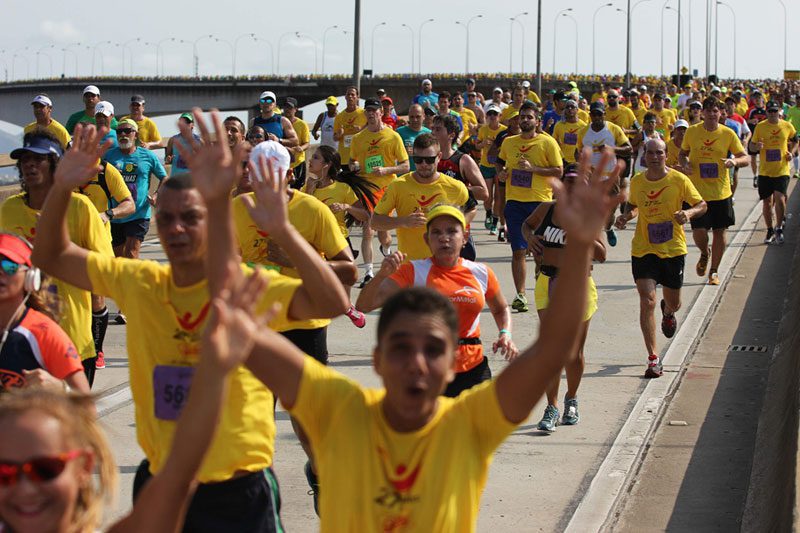 Terceira Ponte ficará fechada por 5 horas neste domingo devido à Dez Milhas Garoto