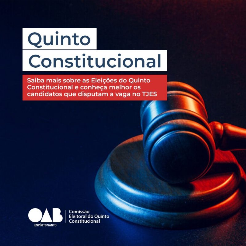 Saiba mais sobre as Eleições do Quinto Constitucional e conheça os 23 candidatos que disputam a vaga no TJES