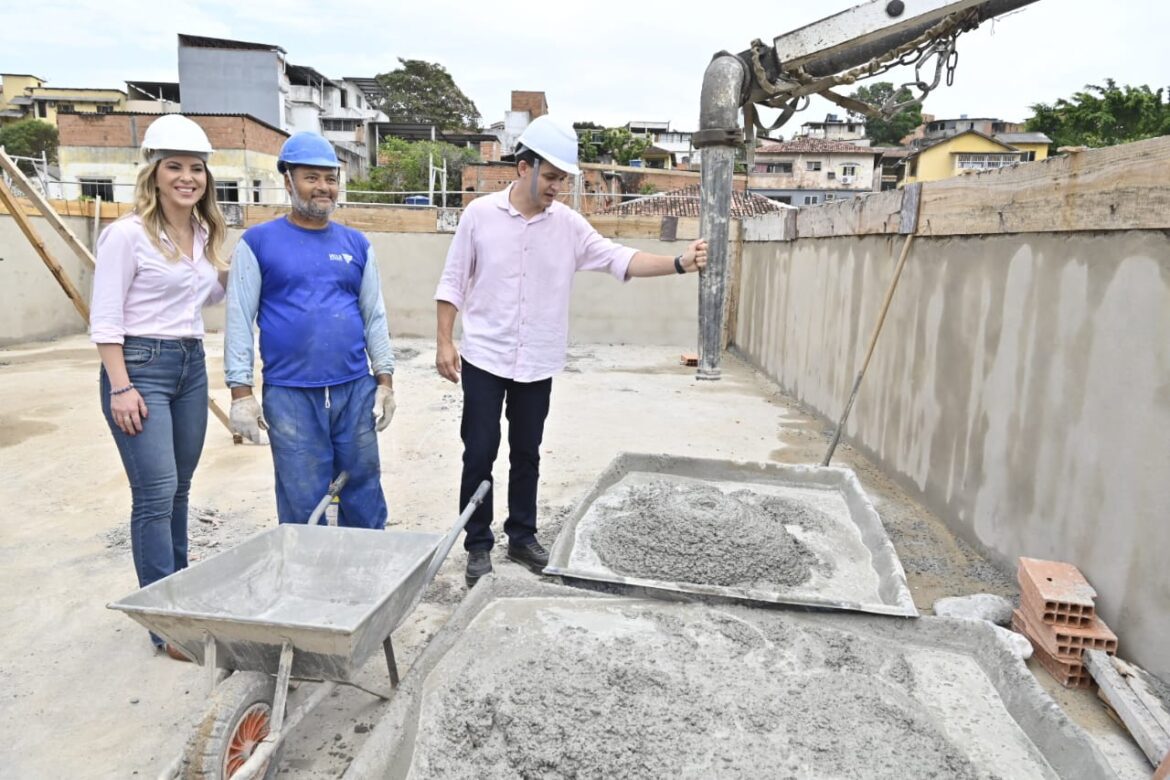 Pazolini Confere Avanço nas Obras do CRAS e Unidade de Saúde de Santo Antônio, Já a Meio Caminho