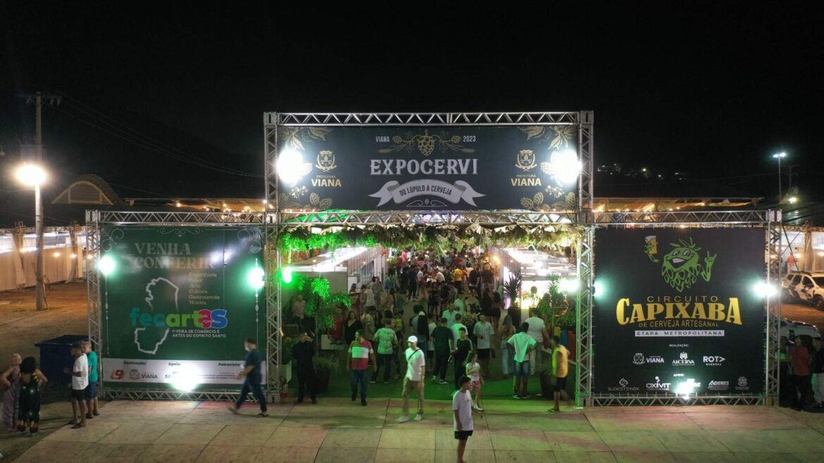 Viana se prepara para sediar a maior celebração da cerveja artesanal no ES: EXPOCERVI 2024 promete emocionar com música, cultura e sabor